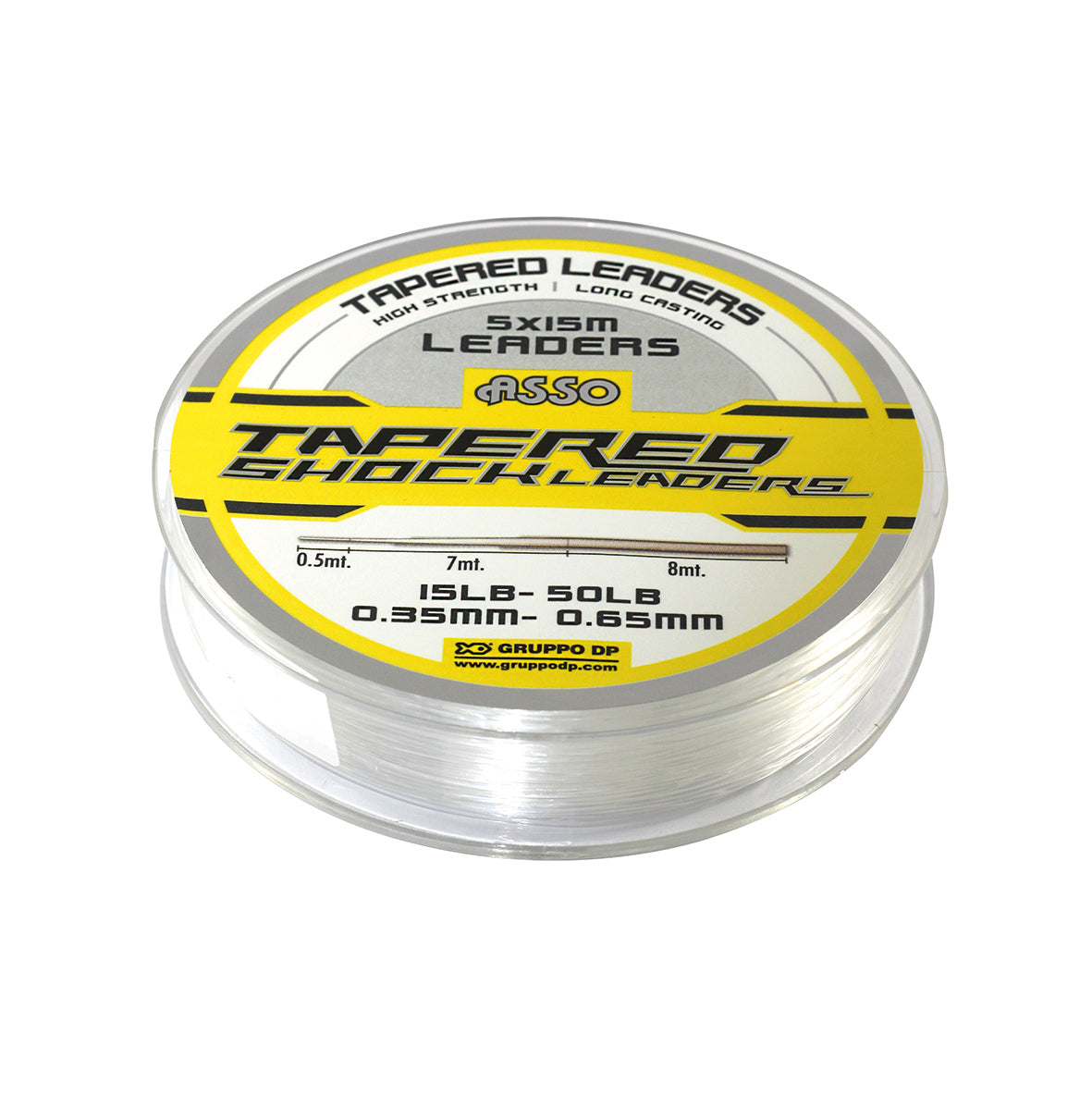 Asso Tapered Shock Leader 5 x 15M