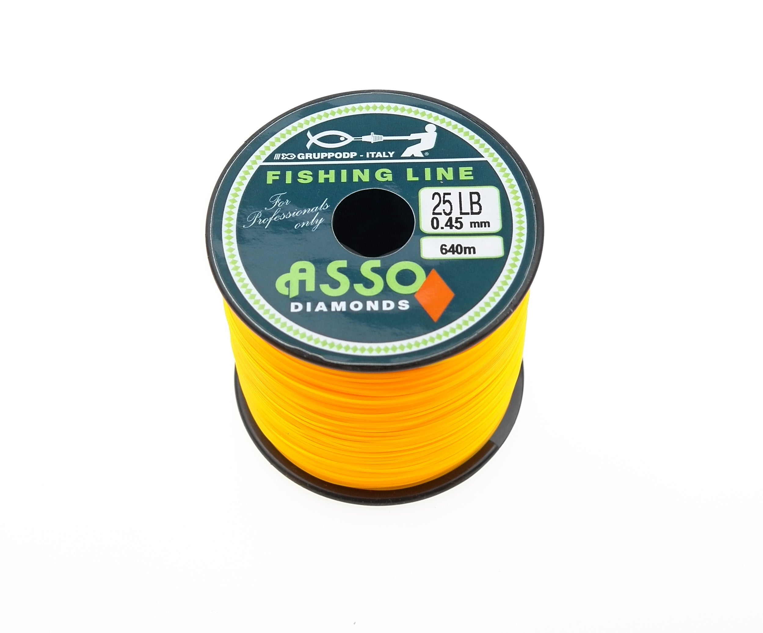 Diamond Fish Line Asso Diamonds Gold Fishing Line - 4oz Spool – Asso Fishing Line UK